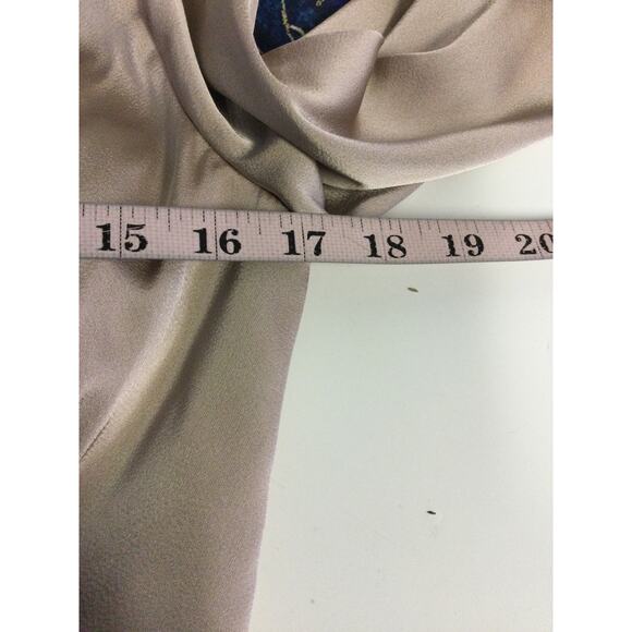 AW BRIDAL 8 M taupe pink Ginevra satin formal bridesmaid maxi dress NEW B125 - Picture 5 of 8